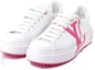 Order (W) Louis Vuitton Kasut Low-Top 'Putih Merah Jambu' 1ABU2M