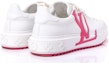 Shop (W) Louis Vuitton Kasut Low-Top 'Putih Merah Jambu' 1ABU2M
