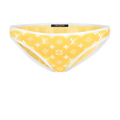 (Women) LOUIS VUITTON Low-Waist Bikini Bottom Yellow. 1A8RN2