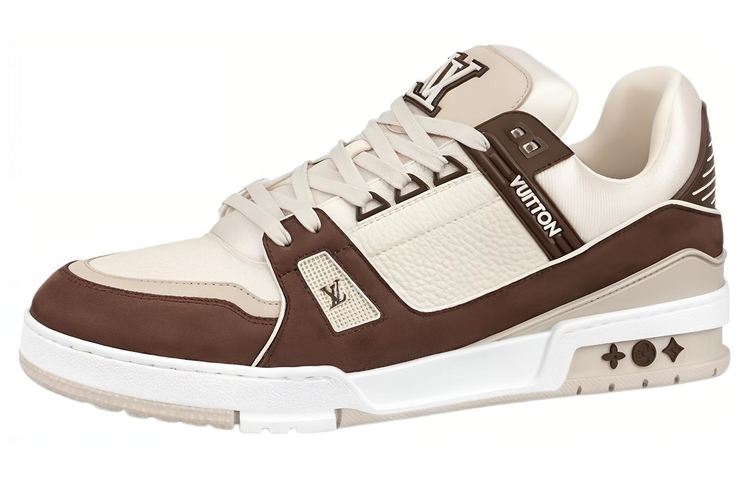 (Women) Louis Vuitton Low Top 'Brown Leather' 1ABNKJ