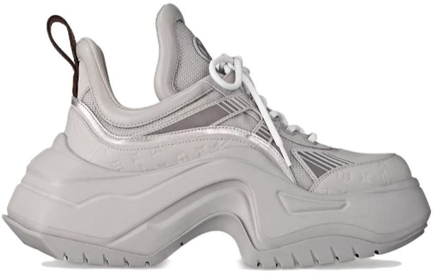 (Women) Louis Vuitton Low Top 'Grey Leather Lace-Up' 1ACAI5 Order (Women) Louis Vuitton Low Top 'Grey Leather Lace-Up' 1ACAI5