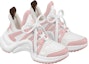 Order (W) Louis Vuitton LV Archlight Sneakers 'Putih Merah Jambu' 1ABP72