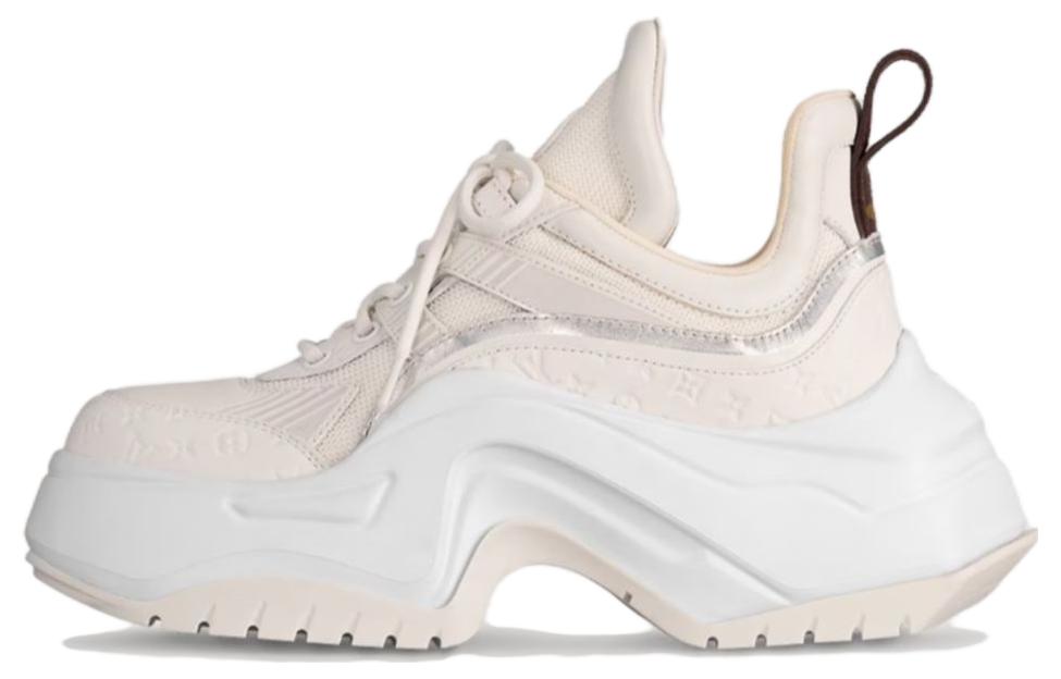 Buy (W) 路易威登低帮鞋‘白色’ 1ACAH6