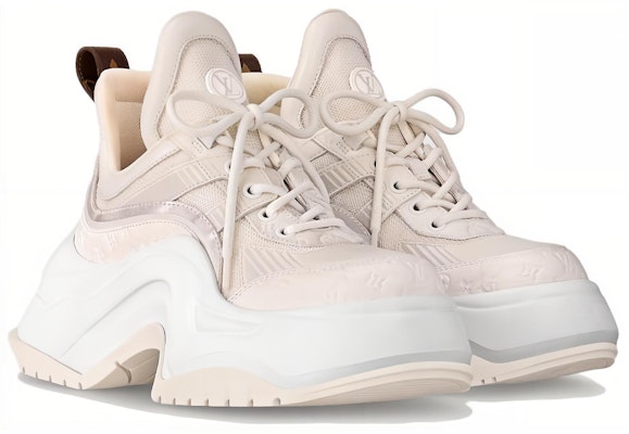 (Women) Louis Vuitton Low Top 'White' 1ACAH6 Lookbook (Women) Louis Vuitton Low Top 'White' 1ACAH6