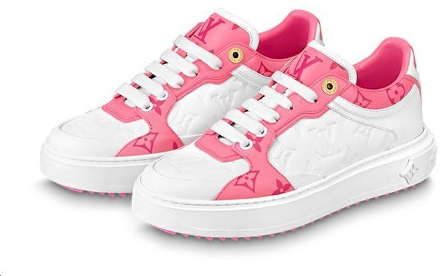 (Women) Louis Vuitton Low Top 'White Pink Fashion' 1AB339 Lookbook (Women) Louis Vuitton Low Top 'White Pink Fashion' 1AB339