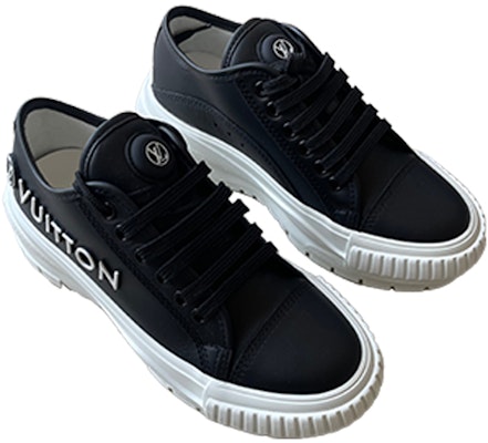 (W) Louis Vuitton Squad Sepatu 'Hitam' 1AADRM Lookbook (W) Louis Vuitton Squad Sepatu 'Hitam' 1AADRM