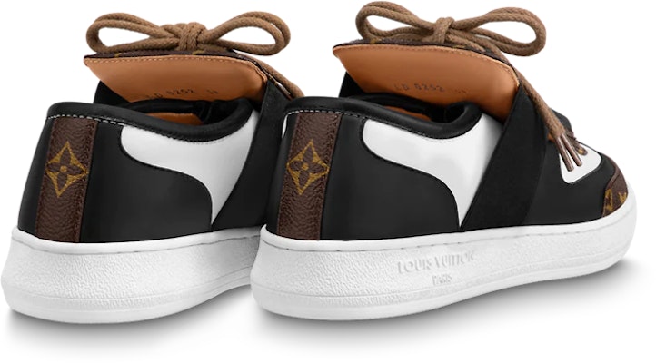 (W) Louis Vuitton Sepatu Lous 'Hitam dengan Dekor Monogram Coklat' 1AAW04 Lookbook (W) Louis Vuitton Sepatu Lous 'Hitam dengan Dekor Monogram Coklat' 1AAW04