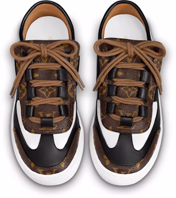 (W) Louis Vuitton Sepatu Lous 'Hitam dengan Dekor Monogram Coklat' 1AAW04 Shop (W) Louis Vuitton Sepatu Lous 'Hitam dengan Dekor Monogram Coklat' 1AAW04