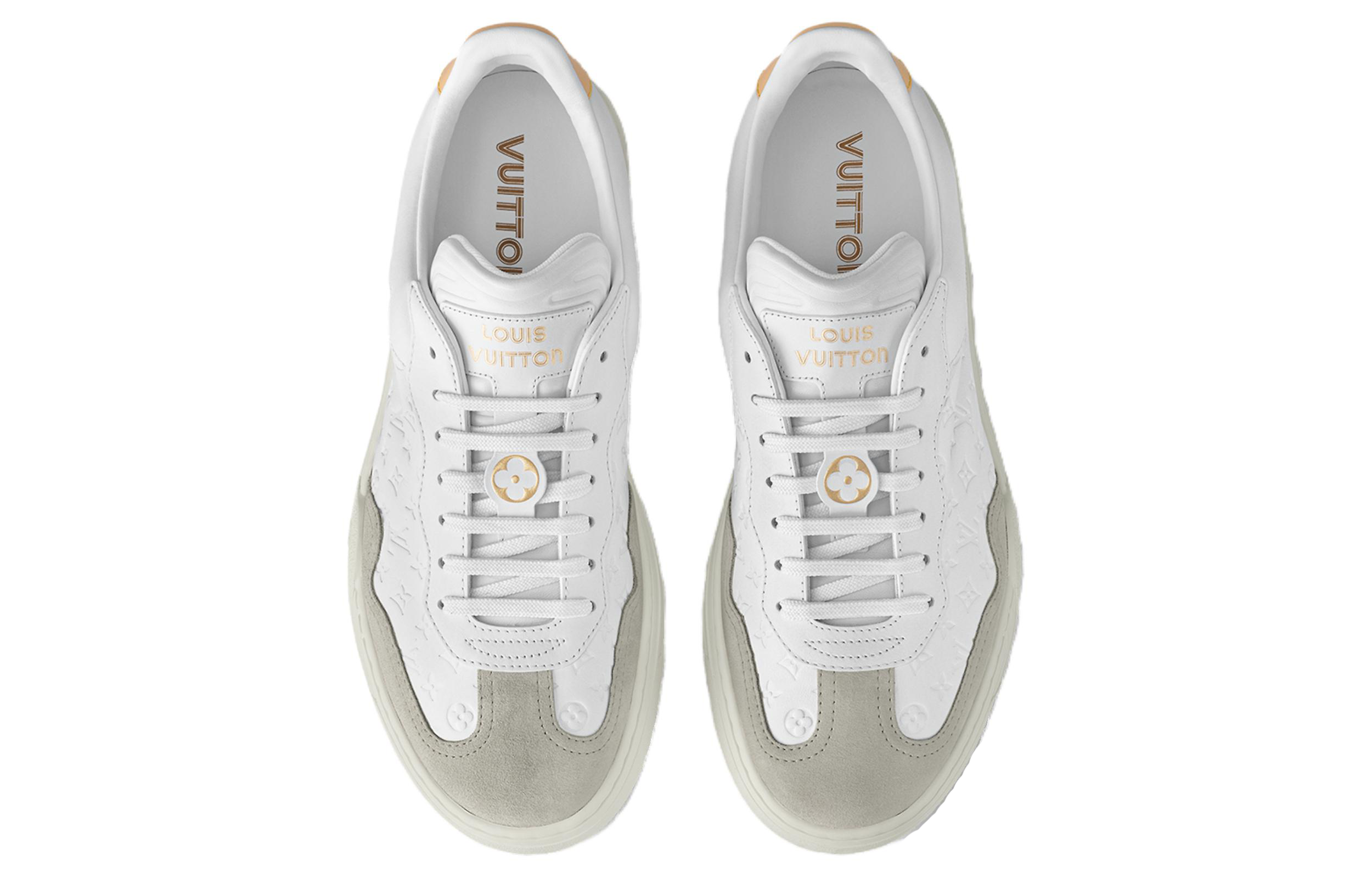 Shop (W) ルイ・ヴィトン ベージュ ローカットスニーカー 1ACHGI