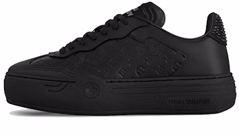 (Women) Louis Vuitton Low-Top Sneaker 'Black Leather' 1ACL5C (Women) Louis Vuitton Low-Top Sneaker 'Black Leather' 1ACL5C