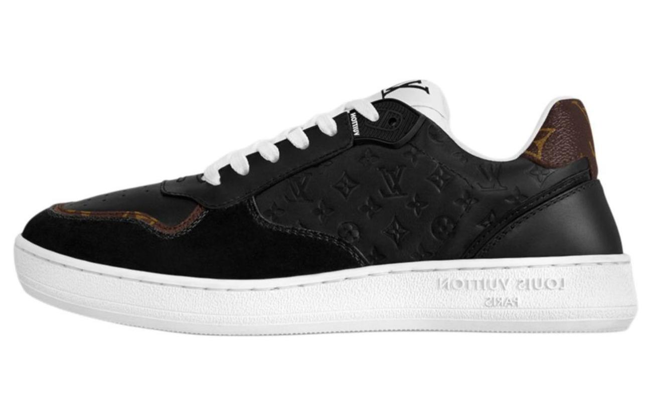(Women) Louis Vuitton Low Top Sneaker 'Black Monogram Embossed' 1ACUJ3