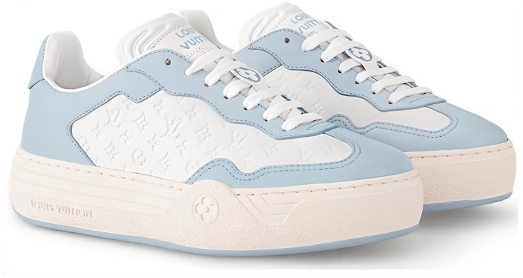 (Women) Louis Vuitton Low Top Sneaker 'Blue Leather' 1ACL26 Lookbook (Women) Louis Vuitton Low Top Sneaker 'Blue Leather' 1ACL26