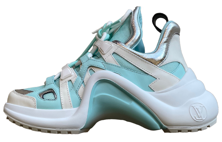 (Women) Louis Vuitton Low Top Sneaker 'Blue White' 1AAEE8