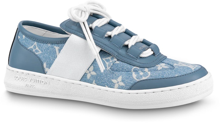 (W) Louis Vuitton Lous Sepatu Sneakers 'Denim Monogram' 1AB32H Order (W) Louis Vuitton Lous Sepatu Sneakers 'Denim Monogram' 1AB32H