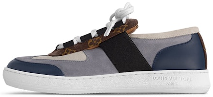 (Women) Louis Vuitton Lous Sneakers 'Blue Grey with Brown Monogram' 1ABUUP (Women) Louis Vuitton Lous Sneakers 'Blue Grey with Brown Monogram' 1ABUUP