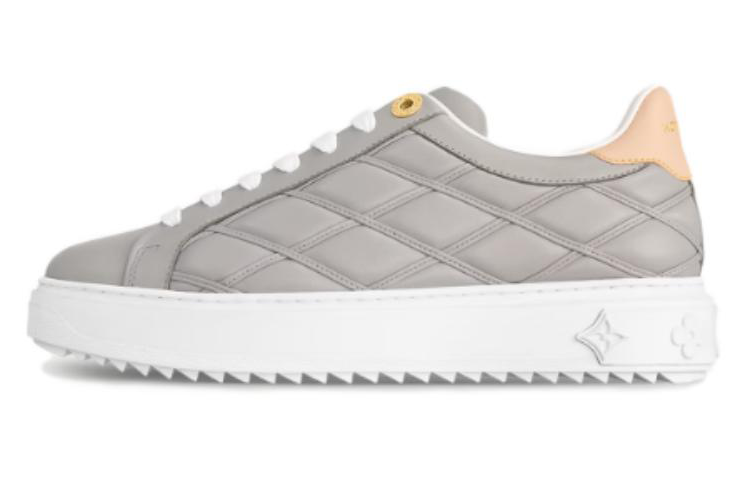 (Women) Louis Vuitton Low Top Sneaker 'Grey Leather' 1ACJ29
