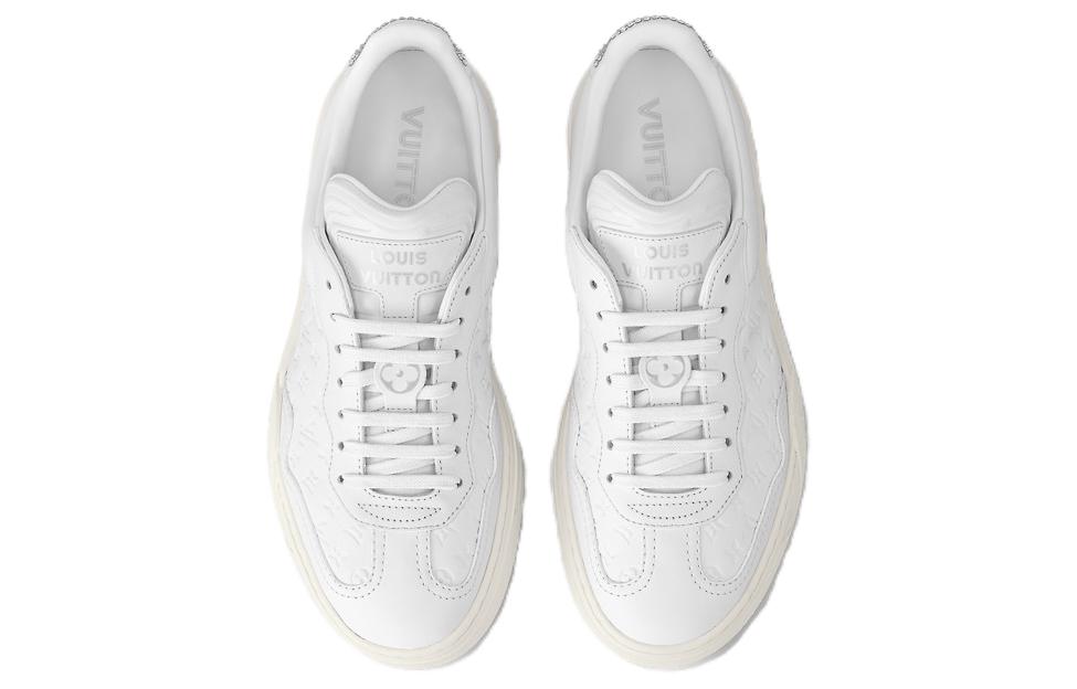 Lookbook (W) Louis Vuitton Low Top Sneaker ''Weißes Leder'' 1ACL5O