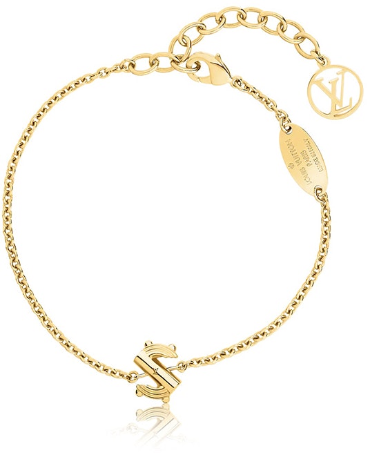 women-louis-vuitton-lv-and-me-letter-s-bracelet-gold-for-women-m67176