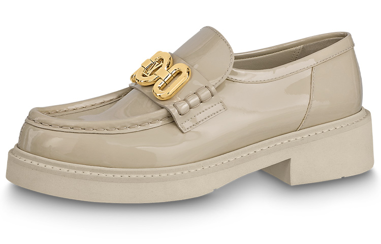 (Women) Louis Vuitton LV Academy Loafers 'Beige' 1ABO3I