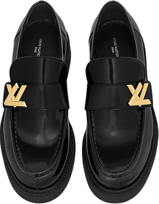 (Women) Louis Vuitton LV Academy Loafers 'Black' 1ABPBH Lookbook (Women) Louis Vuitton LV Academy Loafers 'Black' 1ABPBH