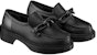 (W) Louis Vuitton LV Academy Loafers 'Hitam dengan Rantai' 1A9R6Y