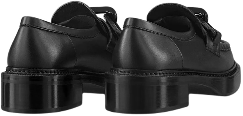 (W) Louis Vuitton LV Academy Loafers 'Hitam dengan Rantai' 1A9R6Y Lookbook (W) Louis Vuitton LV Academy Loafers 'Hitam dengan Rantai' 1A9R6Y