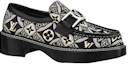 Order (W) Louis Vuitton LV Academy Schuhe ''Schwarz mit Monogramm'' 1A8UV1