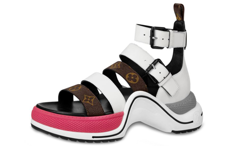 (W) LV LV Archlight 'White Pink Brown'