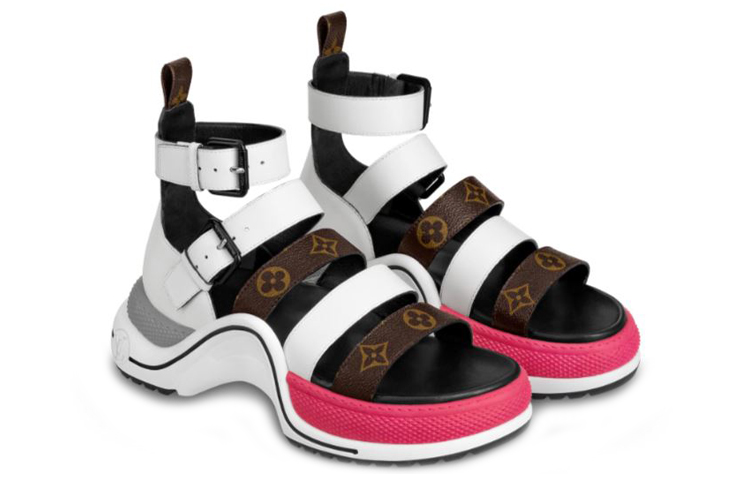 (W) LV LV Archlight 'White Pink Brown' 圖 3