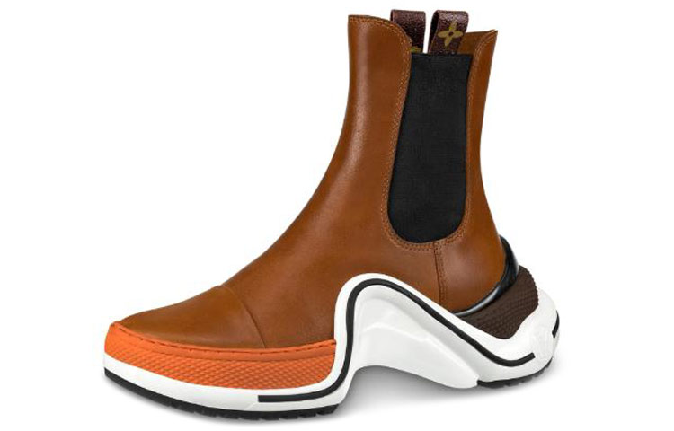 (W) LV LV Archlight Flat Chelsea Boots 'Brown'