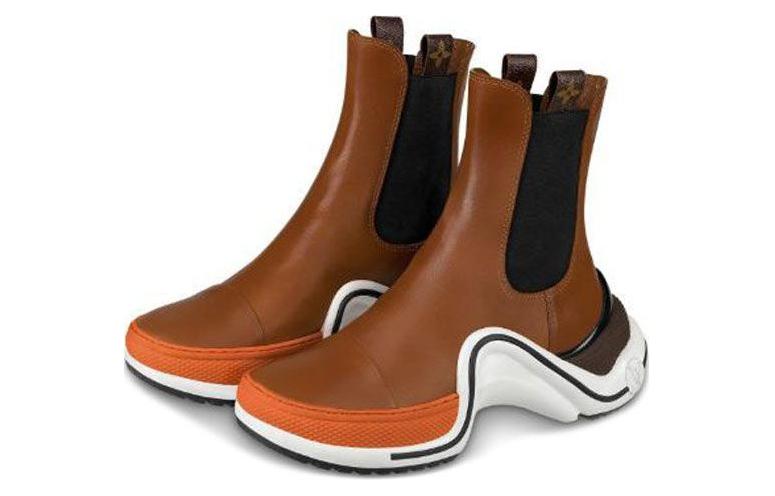 (W) LV LV Archlight Flat Chelsea Boots 'Brown' 圖 3