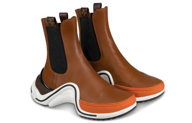 (W) LV LV Archlight Flat Chelsea Boots 'Brown' 圖 4