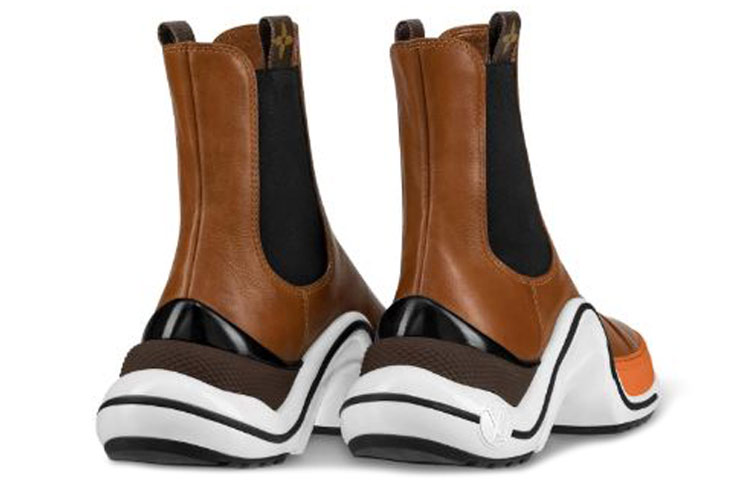 (W) LV LV Archlight Flat Chelsea Boots 'Brown' 圖 5