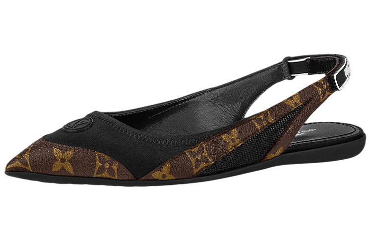 (W) LV LV Archlight Flat Mules 'Black with Brown Monogram' 圖 2