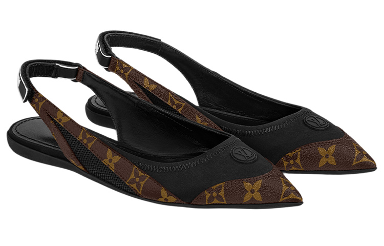 (W) LV LV Archlight Flat Mules 'Black with Brown Monogram' 圖 3