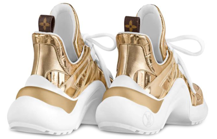 Shop (W) Louis Vuitton LV Archlight Baskets Montantes Sport Or 1A87R8