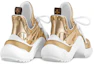 Shop (W) Louis Vuitton LV Archlight Baskets Montantes Sport Or 1A87R8