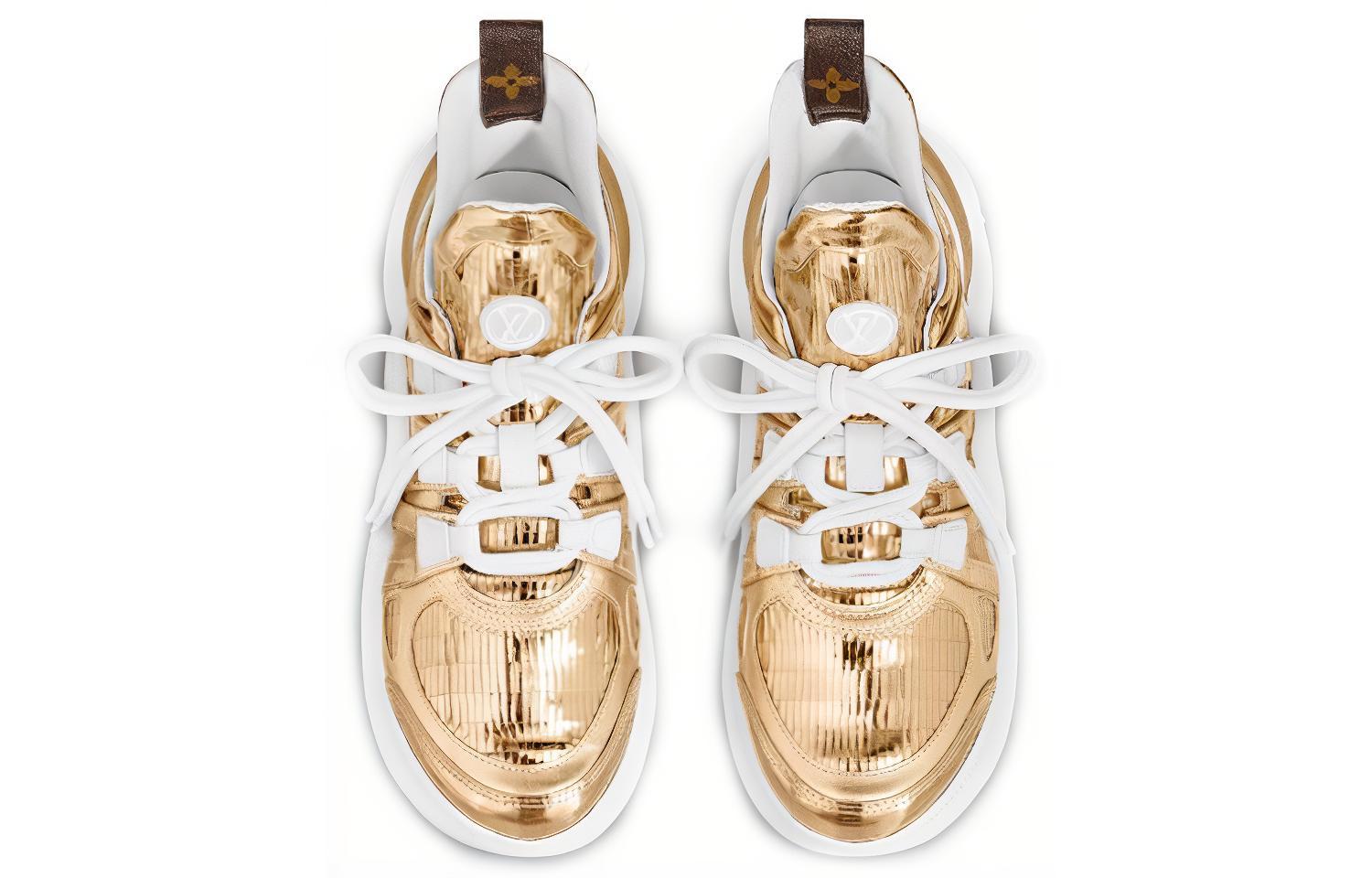Purchase (W) Louis Vuitton LV Archlight Baskets Montantes Sport Or 1A87R8