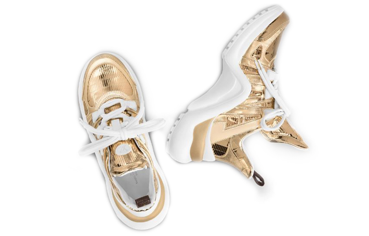 Details for (W) Louis Vuitton LV Archlight Baskets Montantes Sport Or 1A87R8