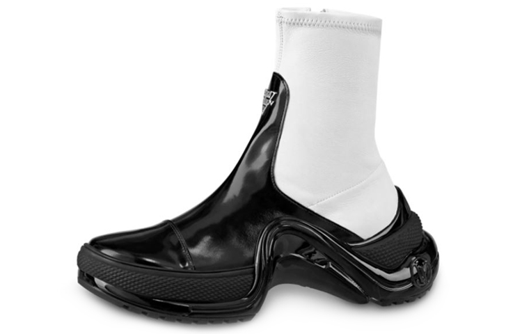 (Women) Louis Vuitton LV Archlight High-Top Sports Shoes Black/White 1A67FA