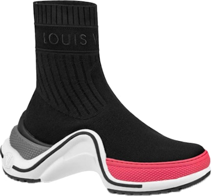 (Women) Louis Vuitton LV Archlight High-Top Sports Shoes Black/Red 1A52JR Order (Women) Louis Vuitton LV Archlight High-Top Sports Shoes Black/Red 1A52JR