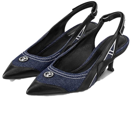 (W) Louis Vuitton LV Archlight Pumps 'Denim' Sepatu Wanita 1AABOB Shop (W) Louis Vuitton LV Archlight Pumps 'Denim' Sepatu Wanita 1AABOB