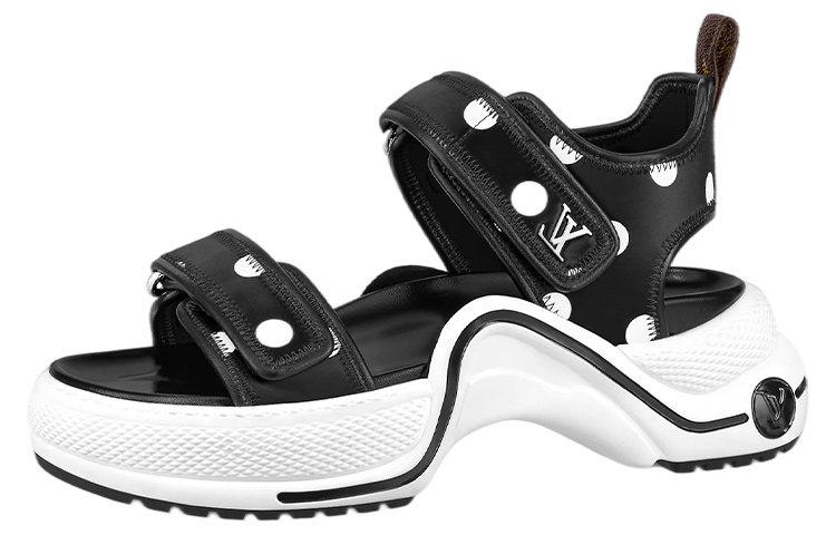(Women) Louis Vuitton LV Archlight Sandal 'Black' 1AA0PX