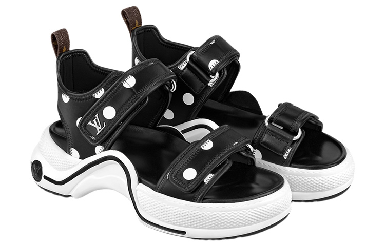 Order (Women) Louis Vuitton LV Archlight Sandal 'Black' 1AA0PX
