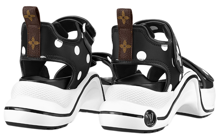Lookbook (Women) Louis Vuitton LV Archlight Sandal 'Black' 1AA0PX