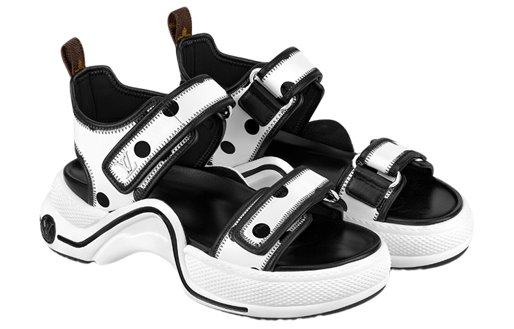 Lookbook (Women) Louis Vuitton LV Archlight Sandal 'White' 1AA0PH