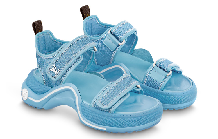 Lookbook (W) Sandales Louis Vuitton LV Archlight ''Bleu Ciel'' 1AAEHC