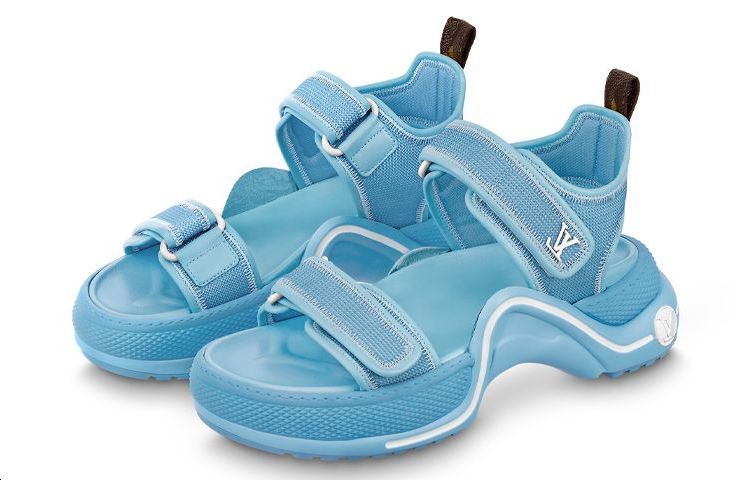 Shop (W) Sandales Louis Vuitton LV Archlight ''Bleu Ciel'' 1AAEHC