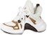 (W) Louis Vuitton LV Archlight Shearling Sneakers 'Putih Coklat' 1AACQS