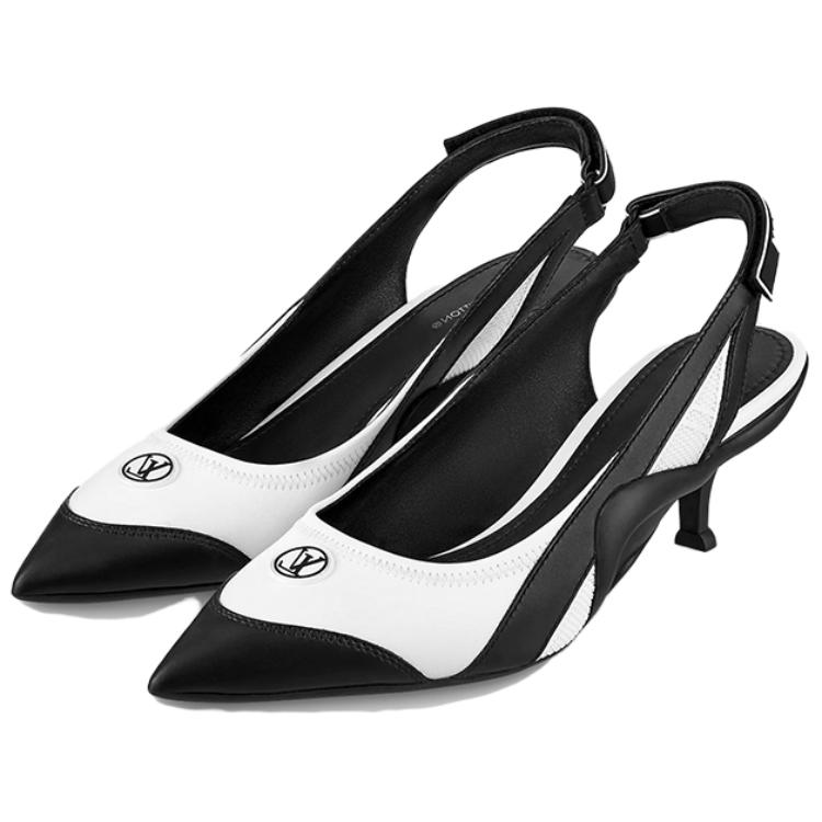 Lookbook (W) Louis Vuitton LV Archlight Slingback Heels 'Putih' 1AABXR